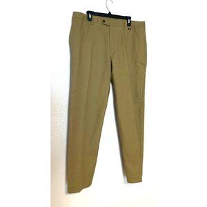 Victorinox Mens Sz 38 Pants Twill Chino Straight Leg Side Cargo Pocket Khaki
